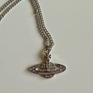 Silver Planet Necklace